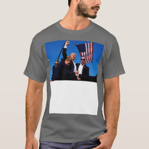 Camiseta Donald Assassination American Flag