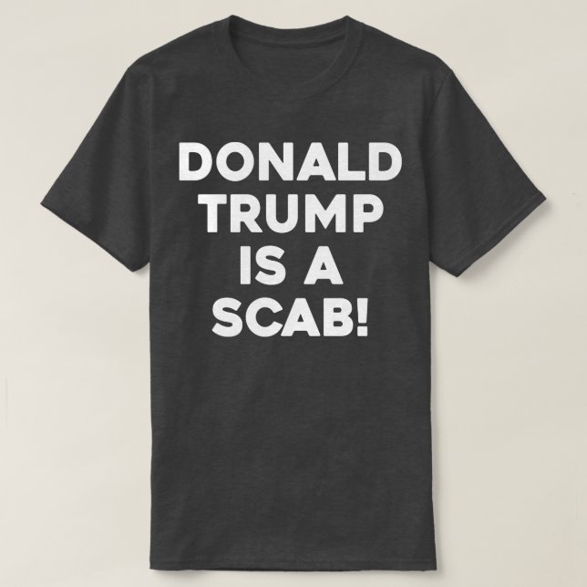 Camiseta DONALD É UM SCAB Kids TSirt (Frente do Design)
