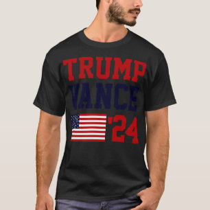 Camiseta Donald JD Vance 2024 American Flag