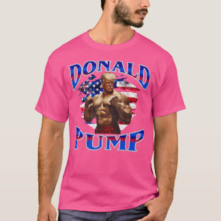 Camiseta Donald Pump Gym Funny Workout Malhação Levantament