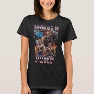 Camiseta Donald Pump Trump Gym Cobrir
