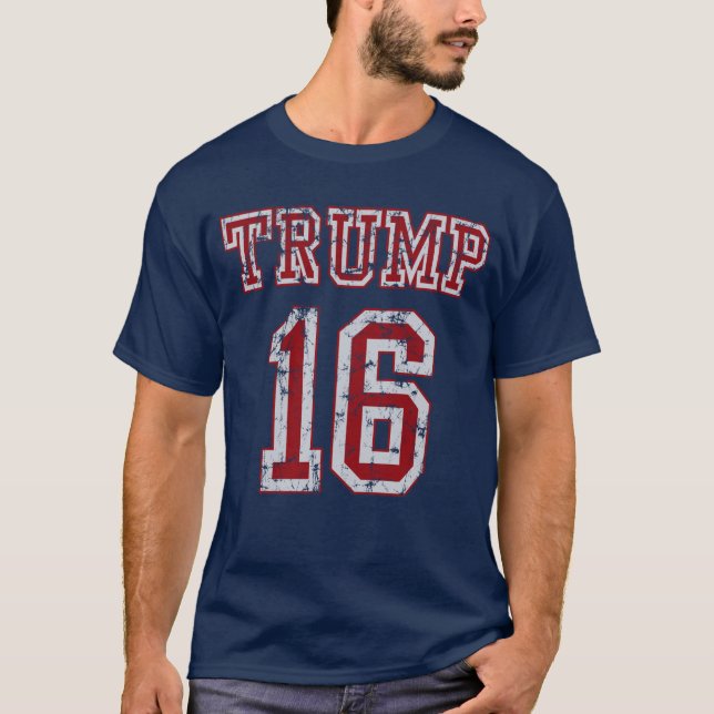 Camiseta Donald Trump 2016 para o presidente (Frente)