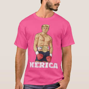 Camiseta Donald Trump 2020 American Boxer Champion M