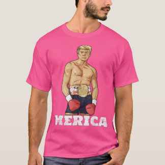 Camiseta Donald Trump 2020 American Boxer Champion M