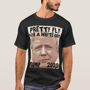 CAMISETA DONALD TRUMP 2020, VOO BONITO PARA UMA CARA BRANCA
