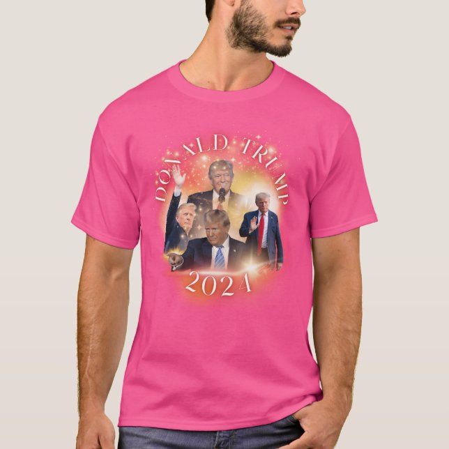 Camiseta Donald Trump 2024 Bootleg Stirt Rapper Style (Frente)