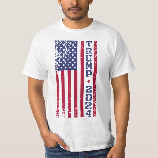 Camiseta Donald Trump 2024 está em apuros (Frente)