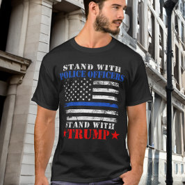 Camiseta Donald Trump 2024 fica com policiais