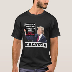 Camiseta Donald Trump 2024 Fortalecimento Presidencial
