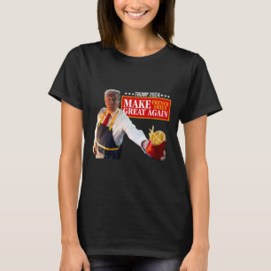 Camiseta Donald Trump 2024 Francês Fry - Make French Fries