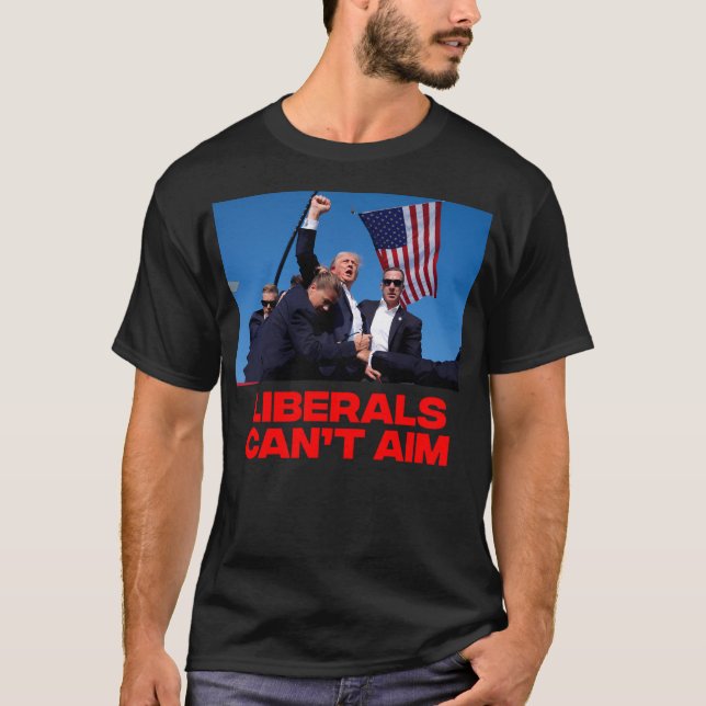 Camiseta Donald Trump 2024 - Herói Não Pode Atender (Frente)