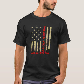 Camiseta Donald Trump 2024 Recupere a bandeira americana