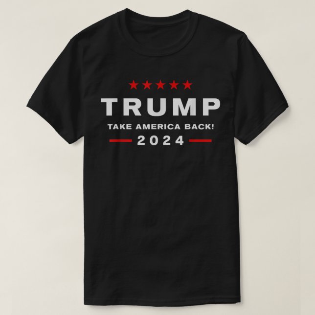 Camiseta Donald Trump 2024 Retome As Eleições Americanas -  (Frente do Design)