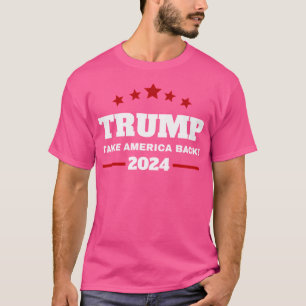 Camiseta Donald Trump 2024 Retome As Eleições Americanas -
