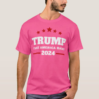 Camiseta Donald Trump 2024 Retome As Eleições Americanas -