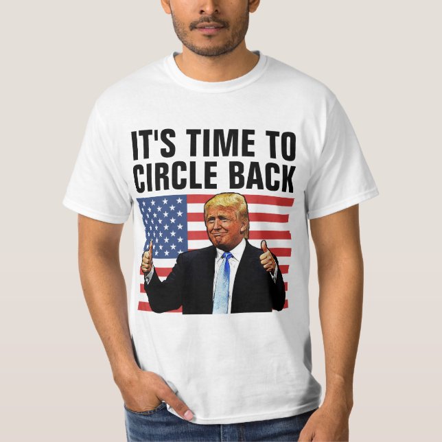 CAMISETA DONALD TRUMP 2024 TIME TO CIRCULAR DE VOLTA A T-SH (Frente)