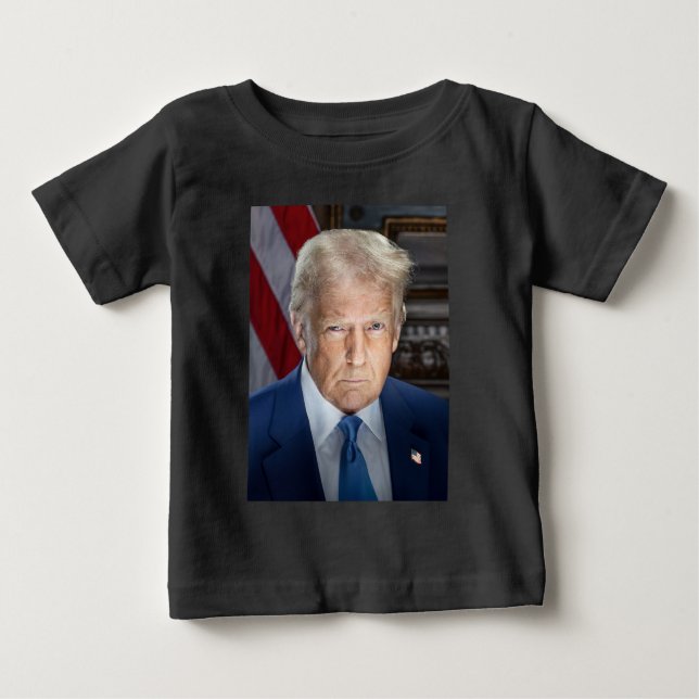 Camiseta Donald Trump 2025 Presidente Americano Portrait (Frente)