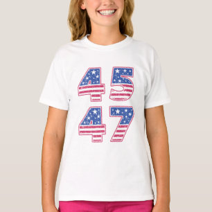 Camiseta Donald Trump 45-47
