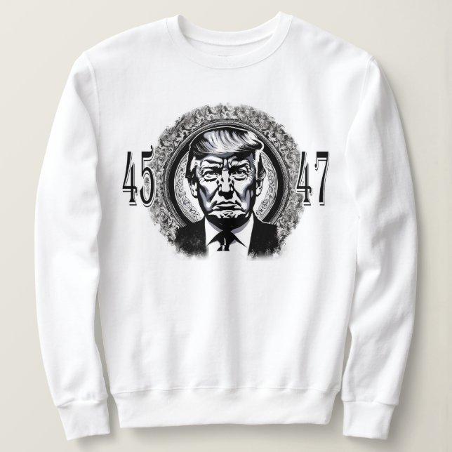 Camiseta Donald Trump 45/47 (Frente do Design)