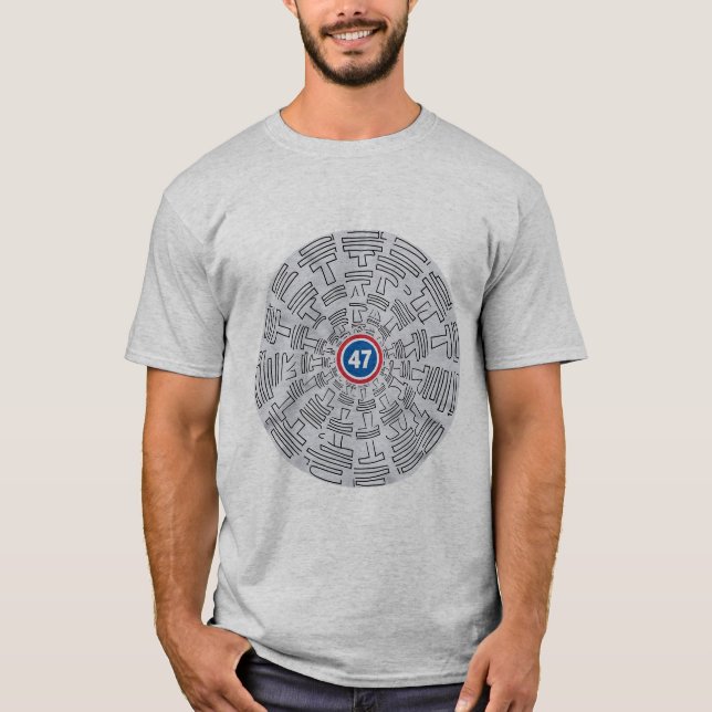 Camiseta Donald Trump '47' (Frente)