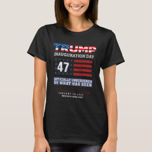 Camiseta Donald Trump 47.º Presidente 2025 Inauguração dos