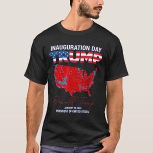 Camiseta Donald Trump 47.º Presidente 2025 Inauguração dos