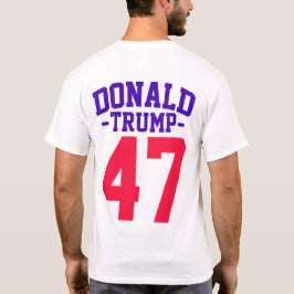 Camiseta Donald Trump 47 Eleição Presidencial 2024