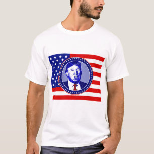 Camiseta donald trump american flag