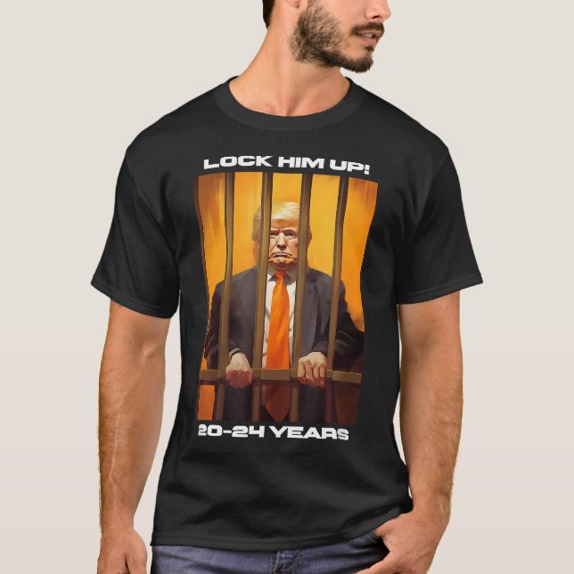 Camiseta Donald Trump Anos Na Prisão (Frente)