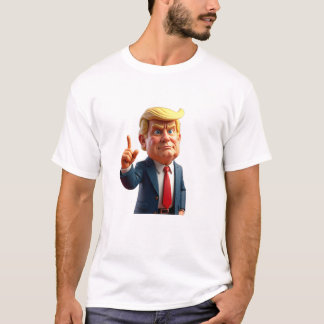 Camiseta Donald Trump Cartoon