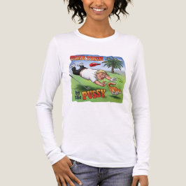 Camiseta Donald Trump Chasing a Cat – Political Cartoon