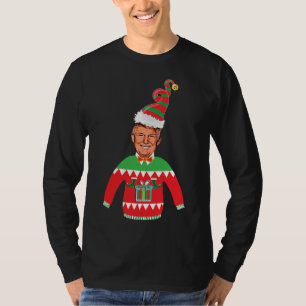 Camiseta Donald Trump Christmas Ugly Christmas Sweater