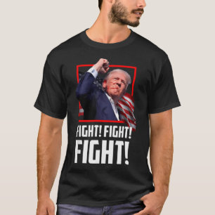 Camiseta Donald Trump Combatendo Combatentes Apoiadores