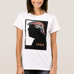Camiseta Donald Trump Combover psicadélico