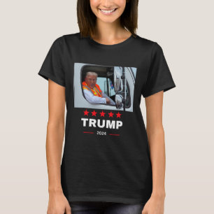 Camiseta Donald Trump Corre No Caminhão De Lixo 2