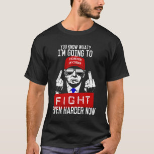 Camiseta Donald Trump Dedo Médio Desligando-se da Pro Repub
