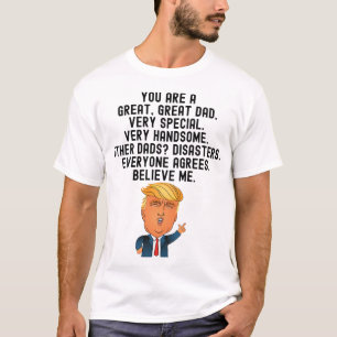 Camiseta Donald Trump Dia de os pais no Natal 