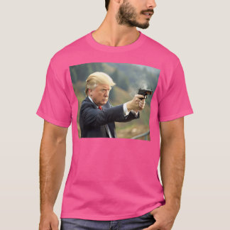 Camiseta Donald Trump Disparando Enemys