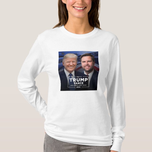 Camiseta Donald Trump e JD Vance (Frente)