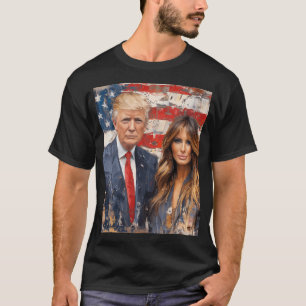 Camiseta Donald Trump E Melania