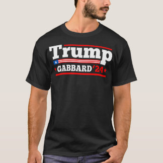 Camiseta Donald Trump E Tulsi Gabbard 2024