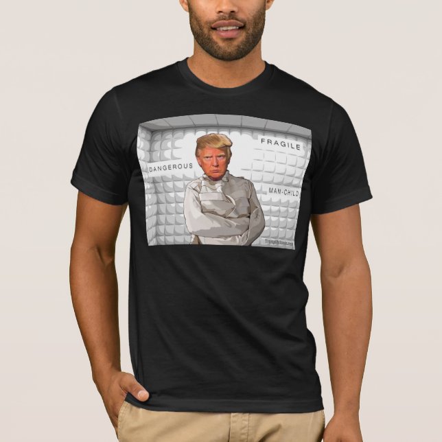 Camiseta Donald Trump em um anti-trunfo da pintura do (Frente)