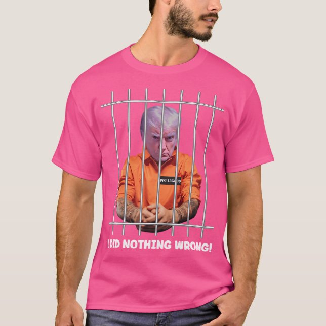 Camiseta Donald Trump Eu Não Fiz Nada De Clássico Errado (Frente)