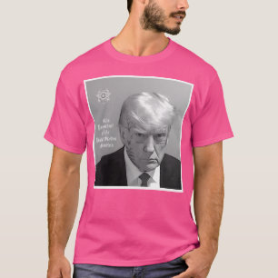 Camiseta Donald Trump Face Tattoo Mugshot