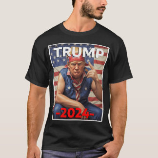 Camiseta Donald Trump For President 2024 - Maga