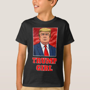 Camiseta Donald Trump Girl Engraçado Excelente América Pres