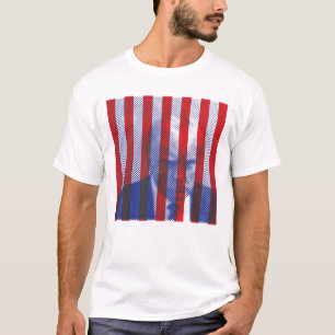 Camiseta Donald Trump Graphic Mugshot Red Blue T Shirt