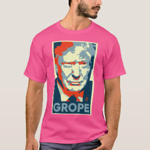 Camiseta Donald Trump Grope - Barrack Obama Parody