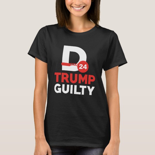 Camiseta Donald Trump Guilty (Frente)