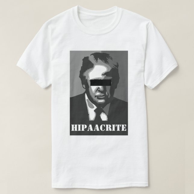 Camiseta Donald Trump HIPAA (Frente do Design)